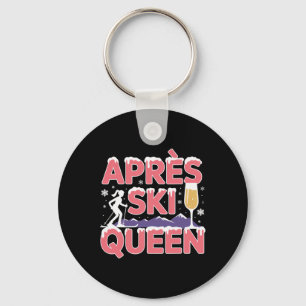 Porte-clés Reine d'après-ski Ski Alpin Snowboard Skieur Apres