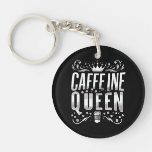 Porte-clés reine de caféine