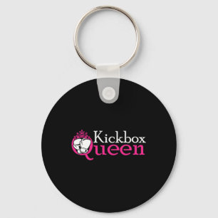 Porte-clés Reine de kickboxage Est une fille de kickboxing Es