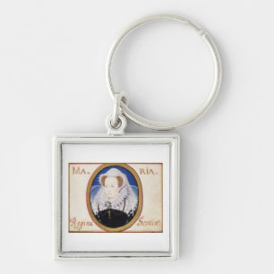 Porte-clés Reine de Mary des Ecossais (1542-87) (gouache sur