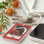 Porte-clés Reine de train écossais de pullman (Devant droit)