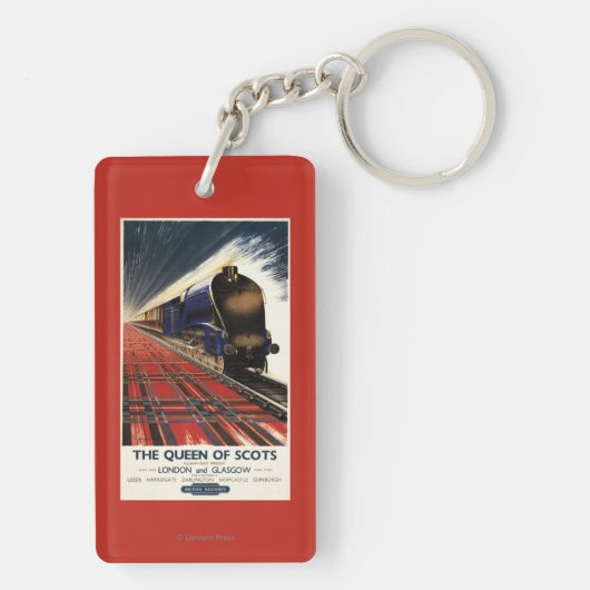 Porte-clés Reine de train écossais de pullman (Dos)