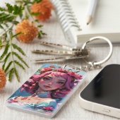 Porte-clés Reine des roses (Devant droit)