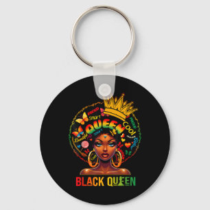 Porte-clés Reine d'histoire noire Mois de l'histoire noire Fe