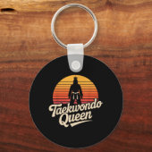 Porte-clés Reine drôle de Taekwondo (Recto)