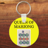 Porte-clés reine MAHJONG (Recto)