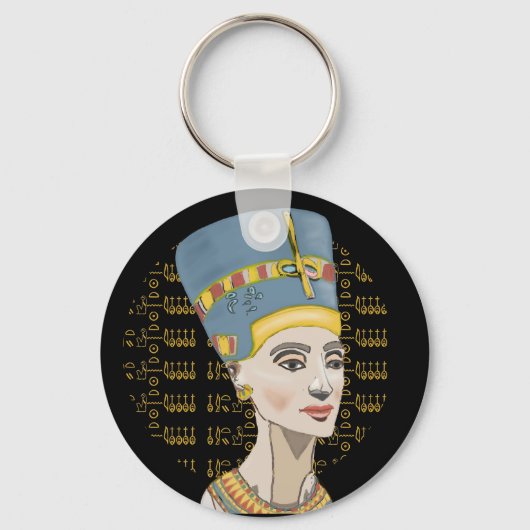 Porte-clés Reine Nefertiti avec Cartouche (Recto)
