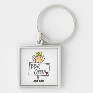 Porte-clés Reine Stick Figure BBQ