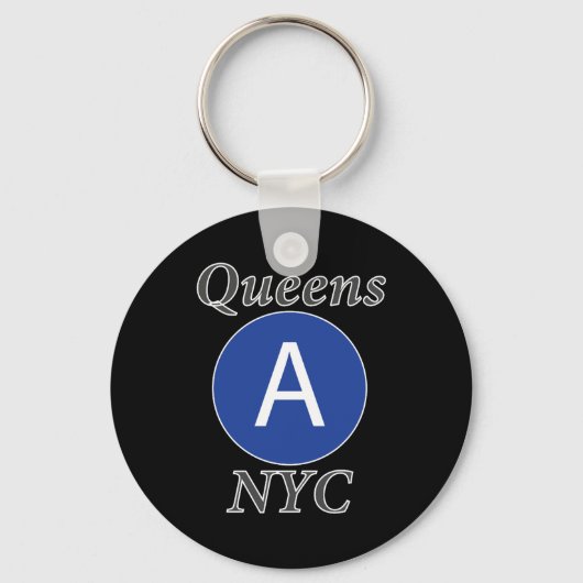 Porte-clés Reines NYC Train A (Recto)