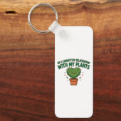 Porte-clés Relation Sérieuse Avec Mes Plantes (Recto)