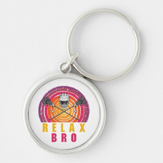 Porte-clés Relax Bro Lacrosse (Devant)