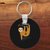 Porte-clés Relax C'est juste Pi 3.14 Funny Sloth Pi Day Math (Recto)