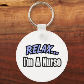 Porte-clés Relax... infirmière (Recto)