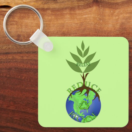 Porte-clés Releaf Réduire Recycler (Recto)