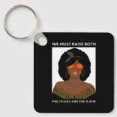 Porte-clés Relever le plafond BLM Droits des femmes (Recto)