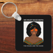 Porte-clés Relever le plafond BLM Droits des femmes (Recto)