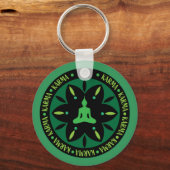 Porte-clés Religion bouddhiste karma - Bouddhisme Six Sages (Recto)