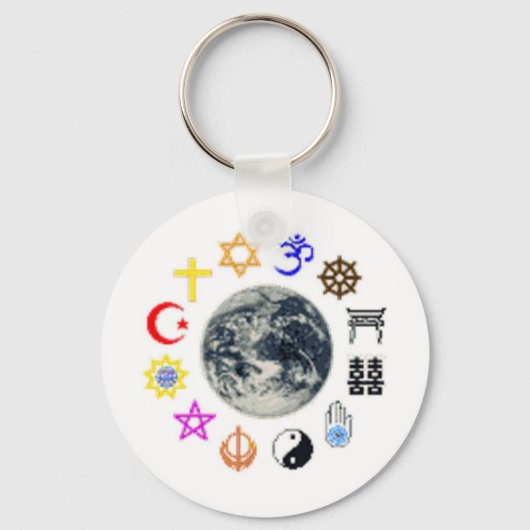 PORTE-CLÉS RELIGIONS DU MONDE (Recto)