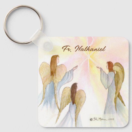 Porte-clés Religious Angels Personalized (Recto)