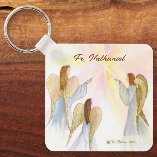 Porte-clés Religious Angels Personalized (Recto)
