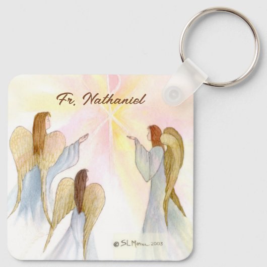 Porte-clés Religious Angels Personalized (Dos)