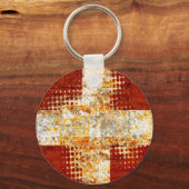 Porte-clés Religious halftone cross (Recto)