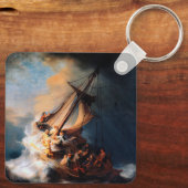 Porte-clés Rembrandt - La tempête de la mer de Galilée (Verso)