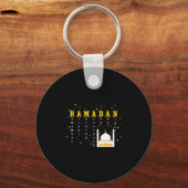 Porte-clés Remember Allah Ramadan Mubarak Kareem (Recto)