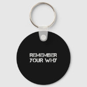 Porte-clés Remember Your Why  (Recto)