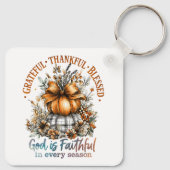 Porte-clés Remerciements Heureux Bénis (Dos)