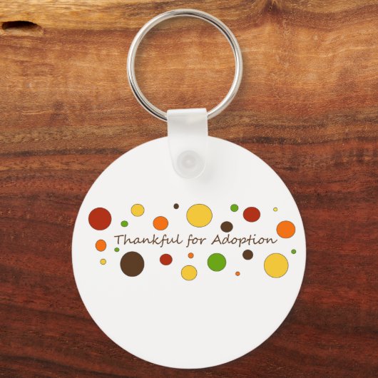 Porte-clés Remerciements pour l'adoption (Recto)
