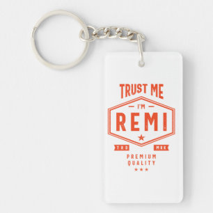 Porte-clés Remi Nom personnalisé Cadeau Anniversaire