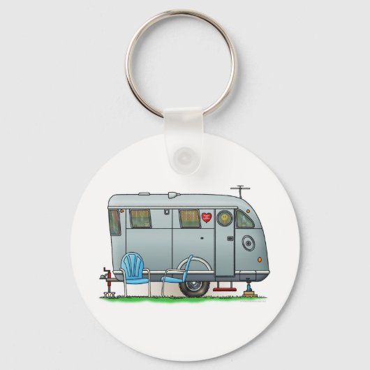 Porte-clés Remorque Camper Spartan RV (Recto)