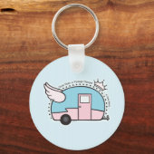 Porte-clés Remorque Camper vintage (Recto)