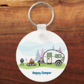Porte-clés Remorque de Camper (Recto)