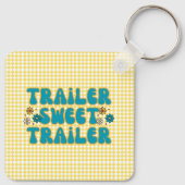 Porte-clés Remorque Sweet Trailer Arlequin Jaune (Dos)