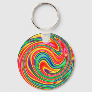 Porte-clés Remous d'arc-en-ciel de KRW