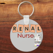 Porte-clés Renal Nurse Fresenius Machine Design (Recto)