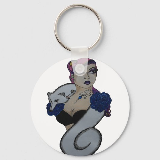 Porte-clés renard (Recto)