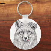 Porte-clés Renard Arctique (Recto)