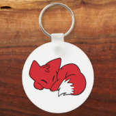 Porte-clés Renard couché (Recto)