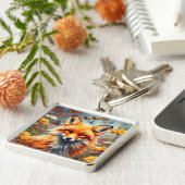 Porte-clés Renard dans la prairie (Côté)