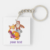 Porte-clés renard et hibou (Dos)