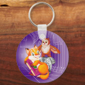 Porte-clés renard et hibou (Recto)