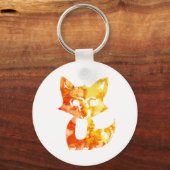 Porte-clés Renard flamme (Recto)