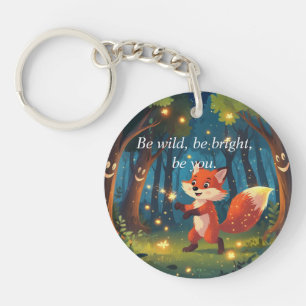 Porte-clés Renard Magique Mignon