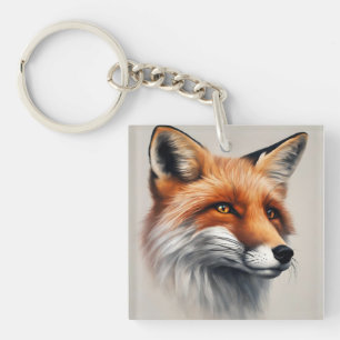 Porte-clés Renard majestueux