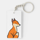 Porte-clés Renard personnalisable (Dos)