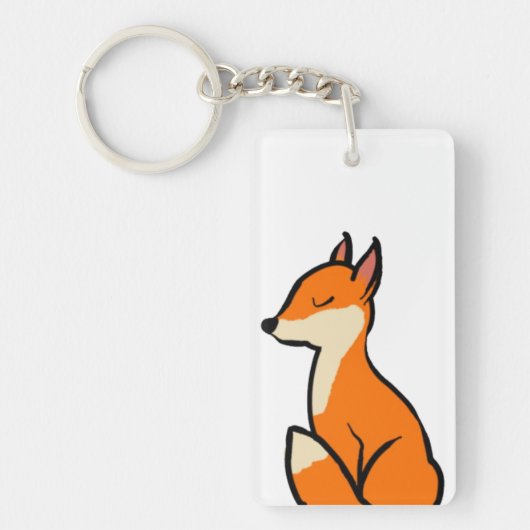 Porte-clés Renard personnalisable (Devant)