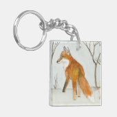 Porte-clés Renard rouge (Devant gauche)